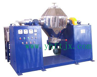 W3-shaped mixing, humidifying and vacuum drying machine