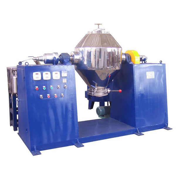 W3-shaped mixing, humidifying, vacuum drying machine