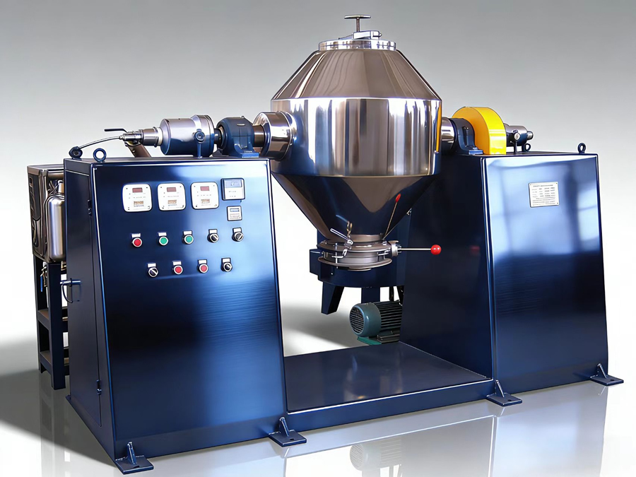 What are the applications of horizontal helical ribbon mixers in the pharmaceutical industry